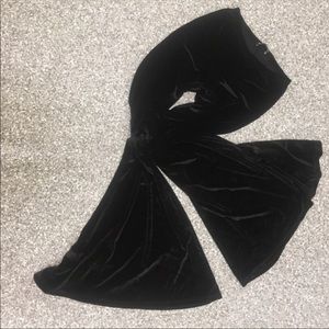 Big black velvet bells